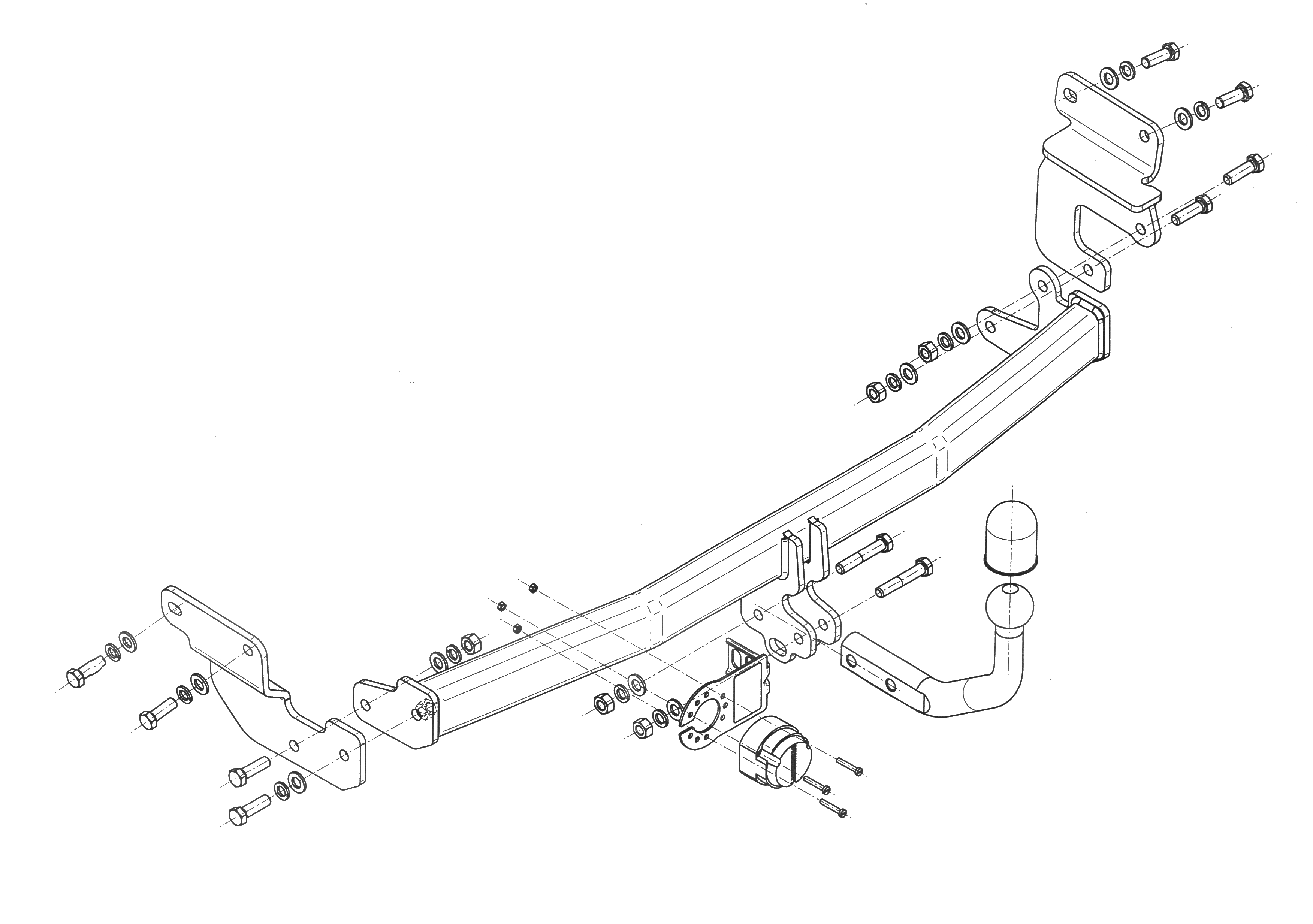 Vetokoukku STEINHOF STH-255 Hyundai i20 '14-