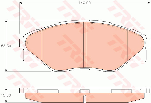 Jarrupalasarja, levyjarru TRW GDB3532