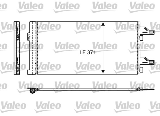 Lauhdutin, ilmastointilaite VALEO 814085