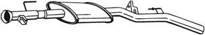 Keskiäänenvaimentaja, RENAULT CLIO II, CLIO Skåp/halvkombi II, THALIA I, THALIA II, 7700421018, 8200043358
