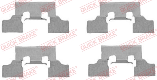 Tarvikesarja, jarrupala QUICK BRAKE 109-1647