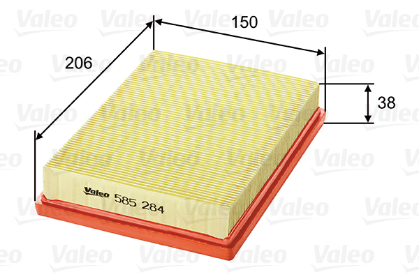 Ilmansuodatin VALEO 585284