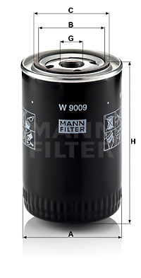 Öljynsuodatin MANN-FILTER W 9009