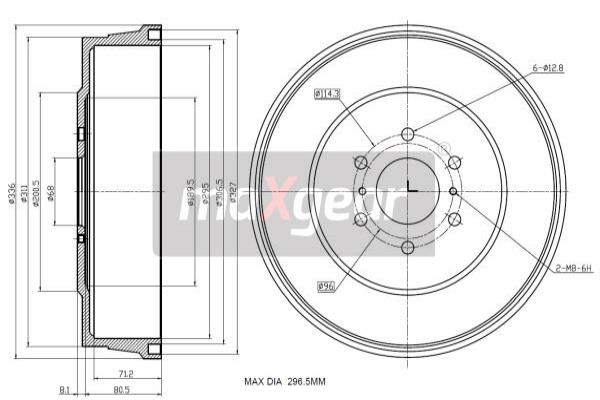 Jarrurumpu MAXGEAR 19-3223