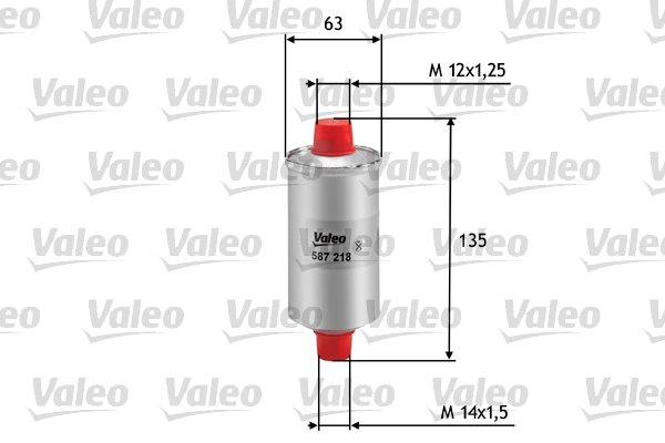Polttoainesuodatin VALEO 587218