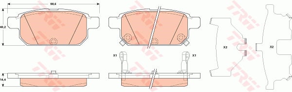 Jarrupalasarja, levyjarru TRW GDB3529