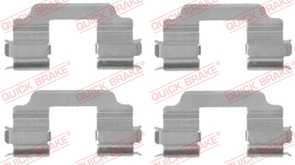 Tarvikesarja, jarrupala QUICK BRAKE 109-1709