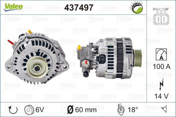 Laturi VALEO 437497