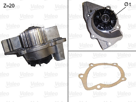 Vesipumppu VALEO 506531