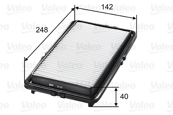 Ilmansuodatin VALEO 585261