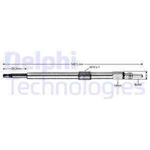 Hehkutulppa DELPHI HDS398