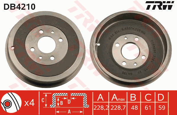 Jarrurumpu TRW DB4210