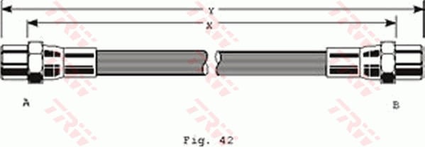 Jarruletku TRW PHA140