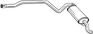 Takaäänenvaimentaja, FIAT SEICENTO / 600, 51744829, 73501572
