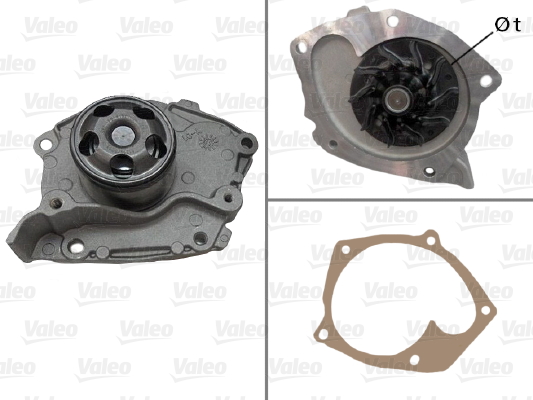 Vesipumppu VALEO 526001