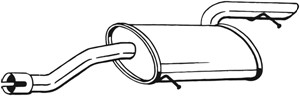 Takaäänenvaimentaja, Takana, MERCEDES-BENZ VIANO [W639], VITO / MIXTO Skåp [W639], VITO Buss [W639], 6394903881