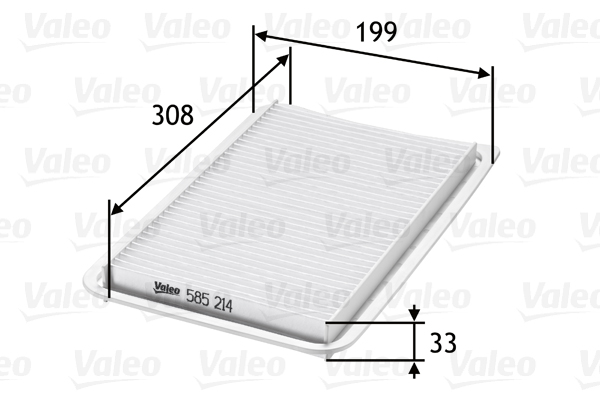 Ilmansuodatin VALEO 585214