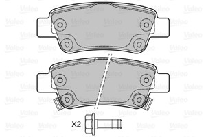Jarrupalasarja, levyjarru, Taka-akseli, BMW 3 [F30, F80], HONDA CR-V III, CR-V IV, 43022SWWG01, 43022-SWW-G01, 43022SWWG02, 43022-SWW-G0