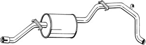 Takaäänenvaimentaja, VW CADDY I, 147253609, 179253609