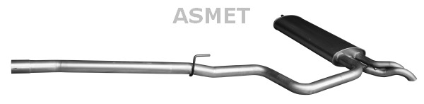 Takaäänenvaimentaja ASMET 01.077