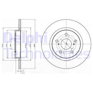Jarrulevy DELPHI BG4200C