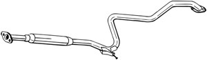 Keskiäänenvaimentaja, NISSAN ALMERA I, ALMERA Hatchback I, 203000N210, 203000N211, B030M0N210GA