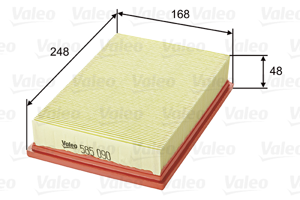 Ilmansuodatin VALEO 585090