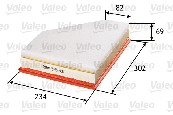 Ilmansuodatin VALEO 585401