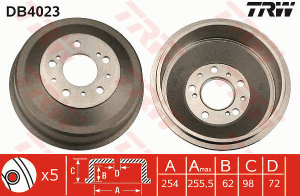 Jarrurumpu TRW DB4023