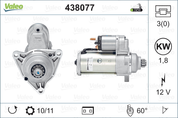Startteri VALEO 438077