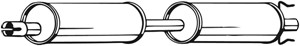 Keskiäänenvaimentaja, FORD TRANSIT Flak/chassi, 1475256, 1509434