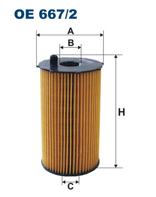 Öljynsuodatin FILTRON OE 667/2