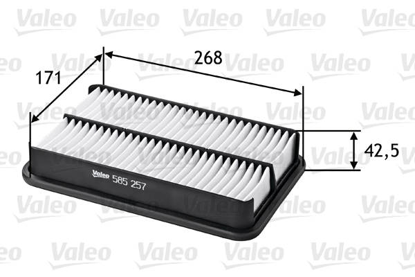 Ilmansuodatin VALEO 585257