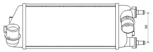 Välijäähdytin, FIAT PANDA, PANDA VAN, 11 31 2 248 728 S1, 11 31 2 248 728, 1323C6, 51930049