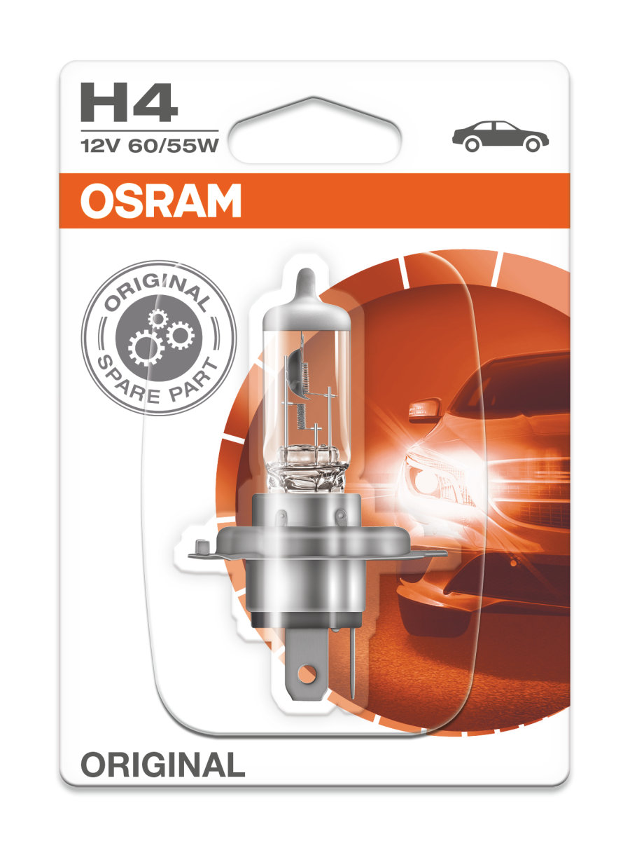 Halogeeni poltin OSRAM ORIGINAL LINE 12V H4 60/55W