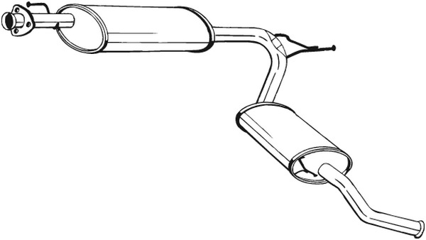 Takaäänenvaimentaja BOSAL 283-581