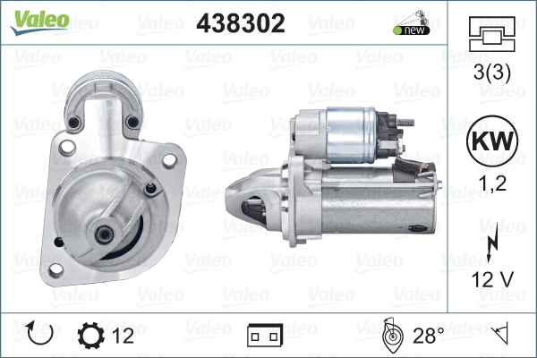 Startteri VALEO 438302