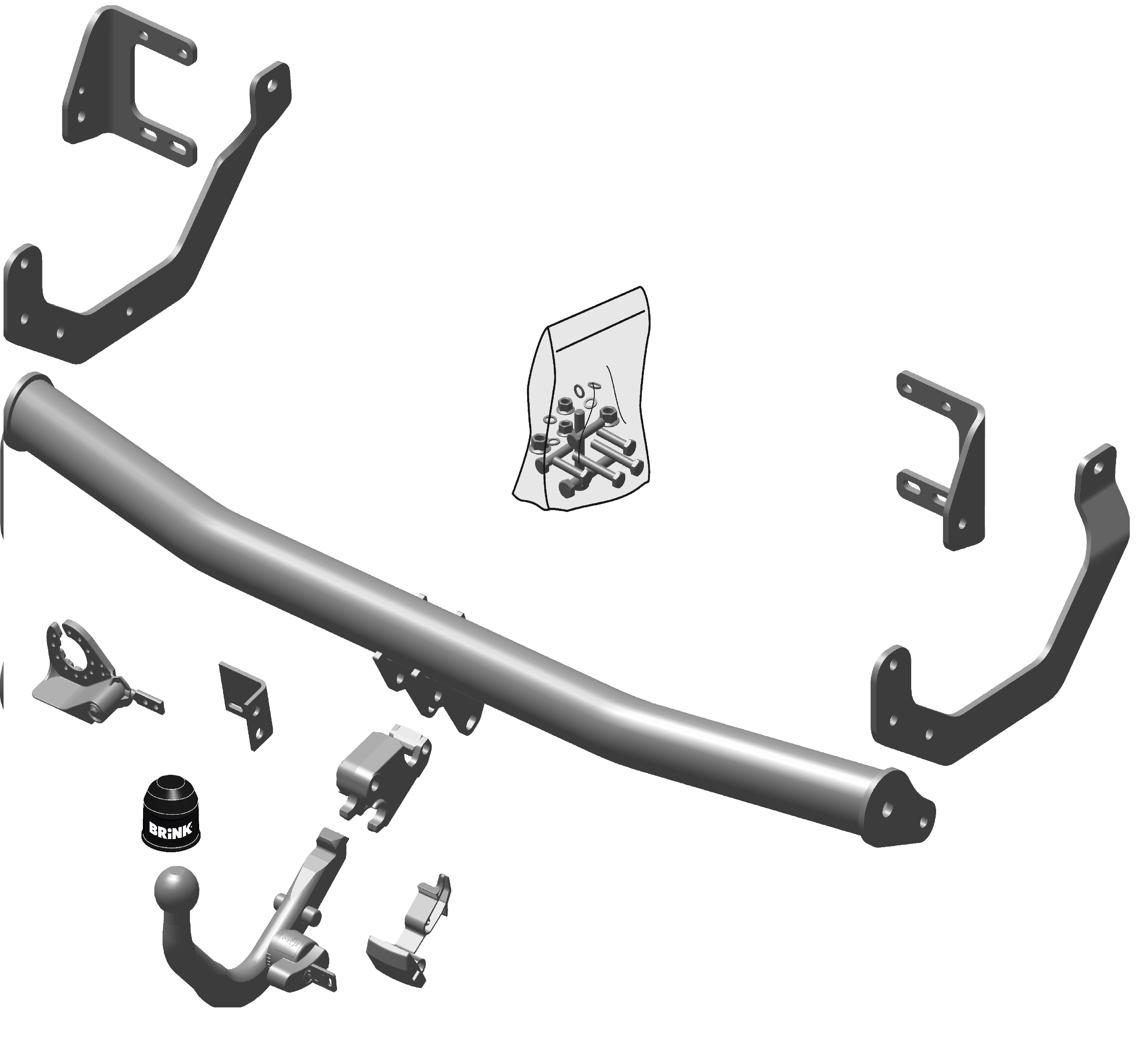 Vetokoukku BRINK 543100 Peugeot 508 SW '10-