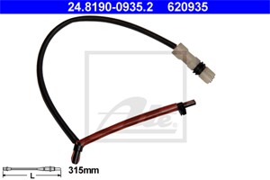 Kulumisenilmaisin, jarrupala, Etuakseli, oikea, PORSCHE CAYMAN, 997 612 758 00