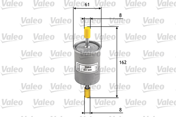 Polttoainesuodatin VALEO 587008