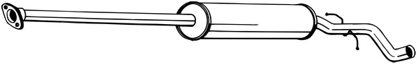 Keskipönttö BOSAL 287-513