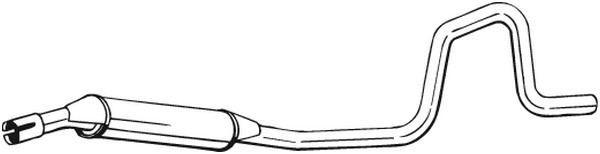 Keskipönttö BOSAL 285-381