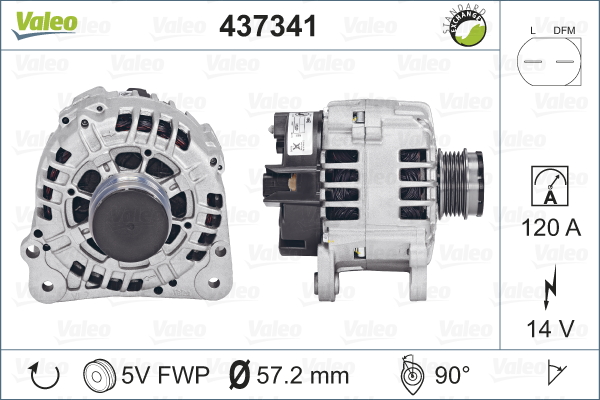 Laturi VALEO 437341
