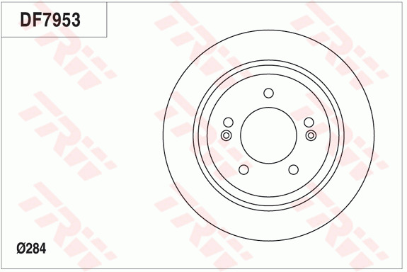 Jarrulevy TRW DF7953