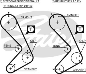 Hammashihna, CITROËN,PEUGEOT,RENAULT, 0816.31, 081631, 7700717284, 7700718725, 77007295, 7700729580, 7700853661, 7700854163