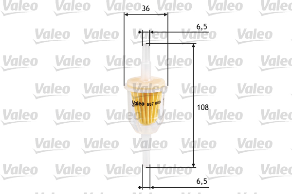 Polttoainesuodatin VALEO 587000