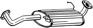 Keskiäänenvaimentaja, ISUZU TROOPER Terrängbil öppen II, OPEL MONTEREY A, 5852017, 5852046, 5852828, 97043595, 97092582, 97165827