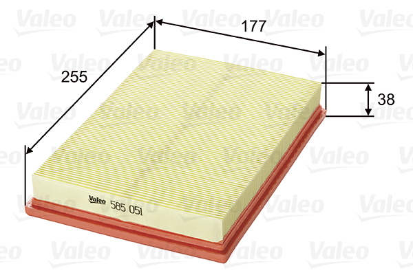 Ilmansuodatin VALEO 585051