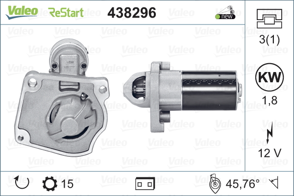 Startteri VALEO 438296