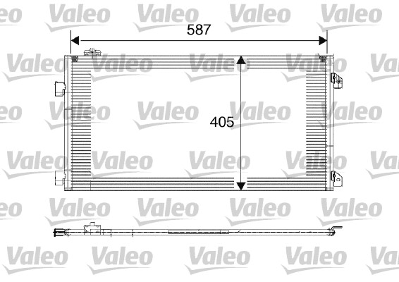 Lauhdutin, ilmastointilaite VALEO 817646